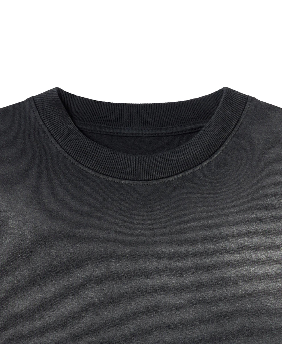 300 GSM 'Faded Black' T-Shirt