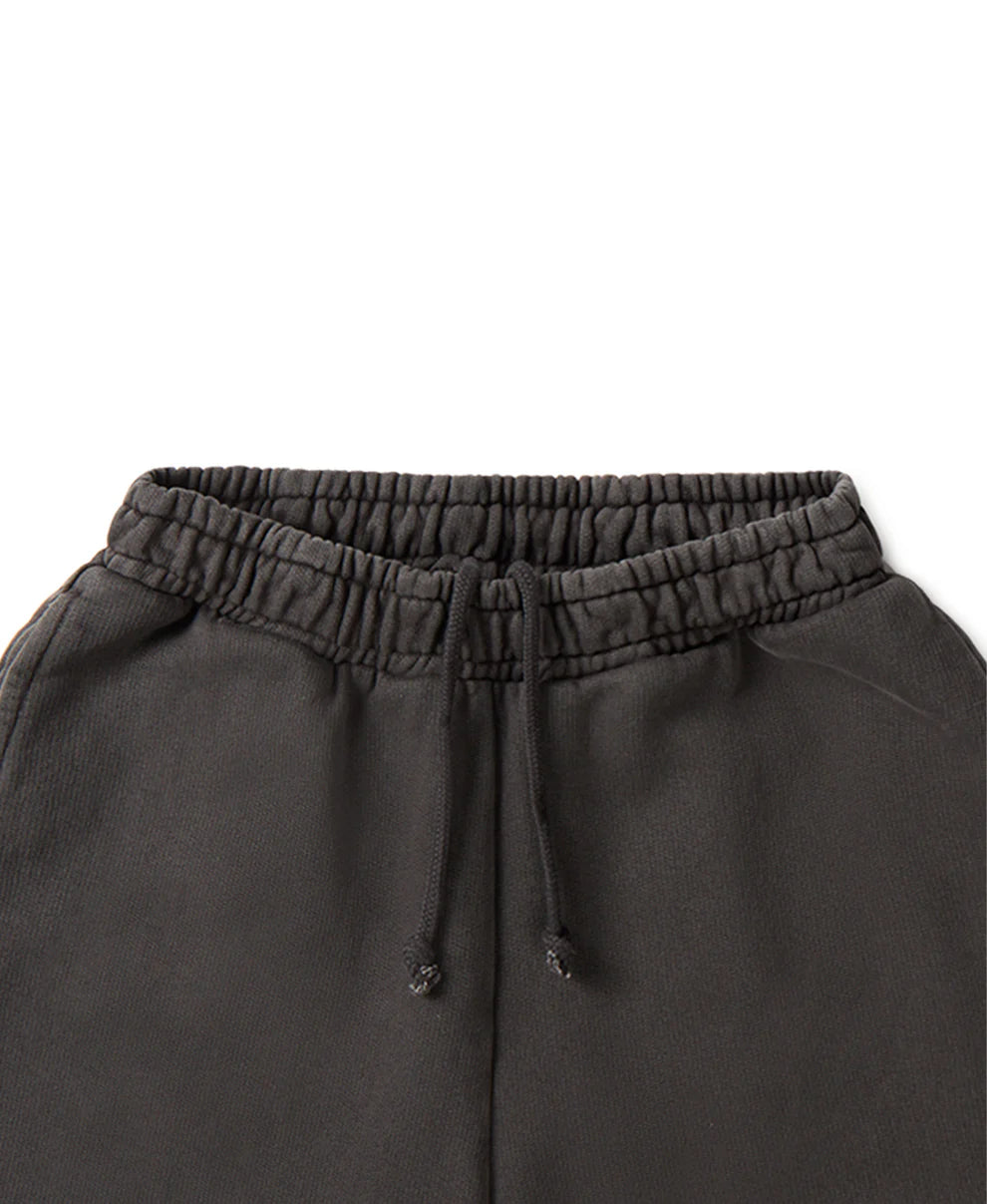 600 GSM 'Anthracite' Straight-leg Pants