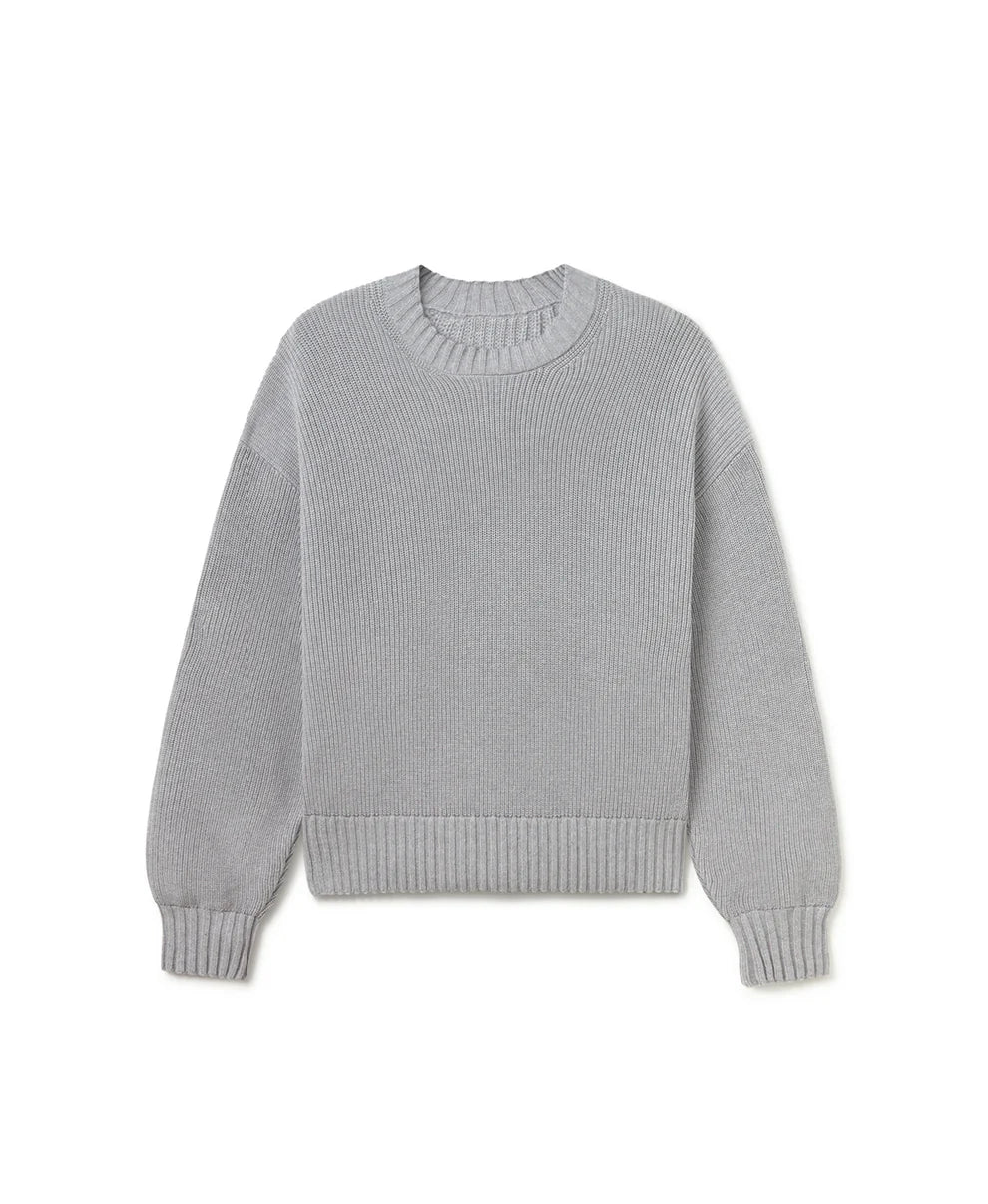 7 Gauge 'Light Heather Gray' Knit