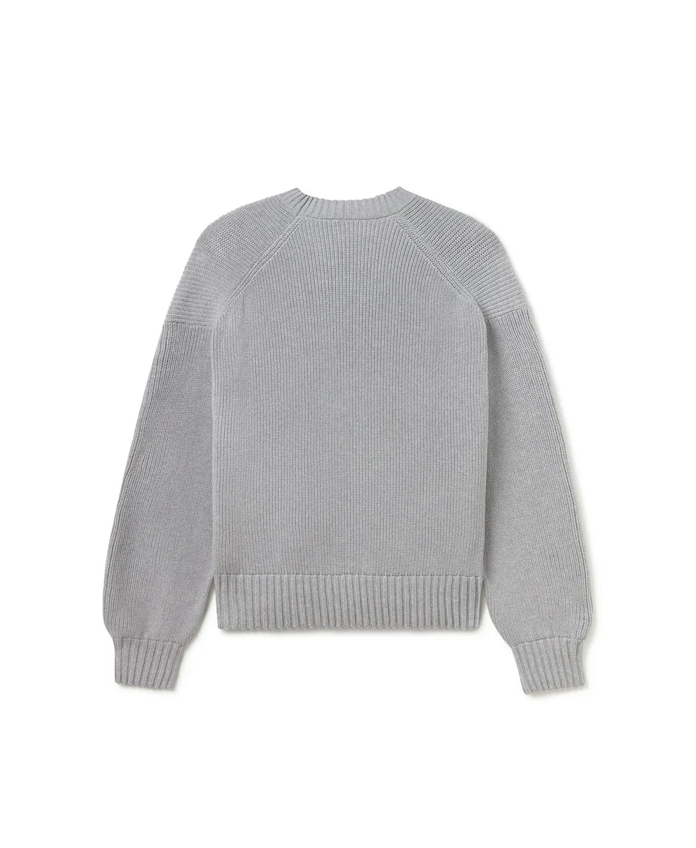 7 Gauge 'Light Heather Gray' Knit
