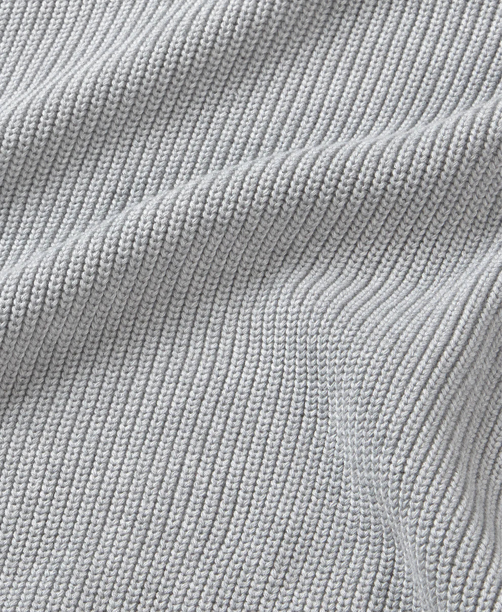 7 Gauge 'Light Heather Gray' Knit
