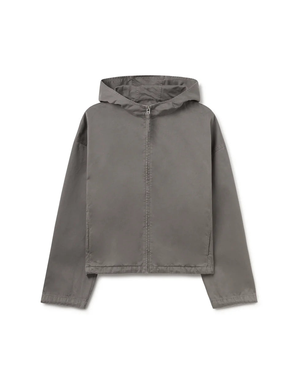 'Mud Gray' Twill Jacket