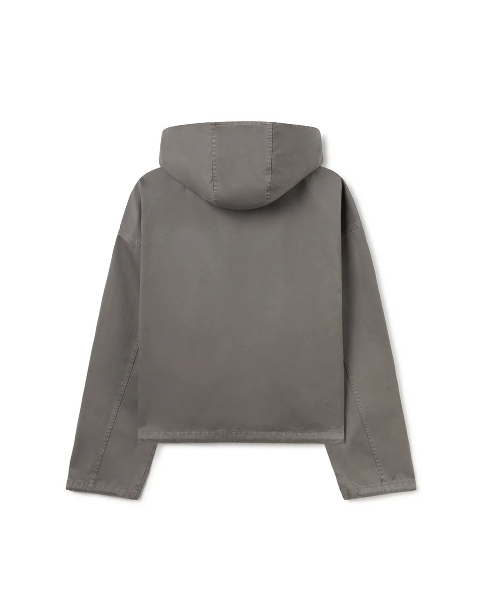 'Mud Gray' Twill Jacket