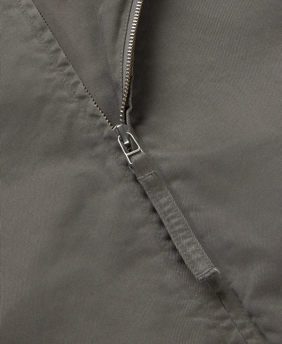 'Mud Gray' Twill Jacket