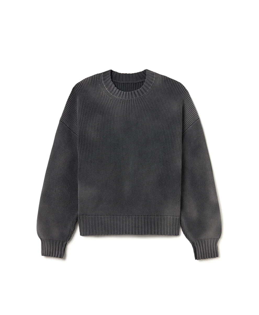 7 Gauge 'Vintage Black' Knit