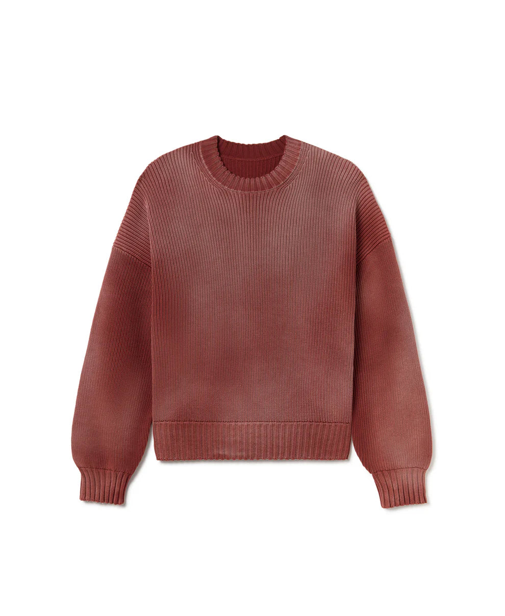 7 Gauge 'Faded Red' Knit