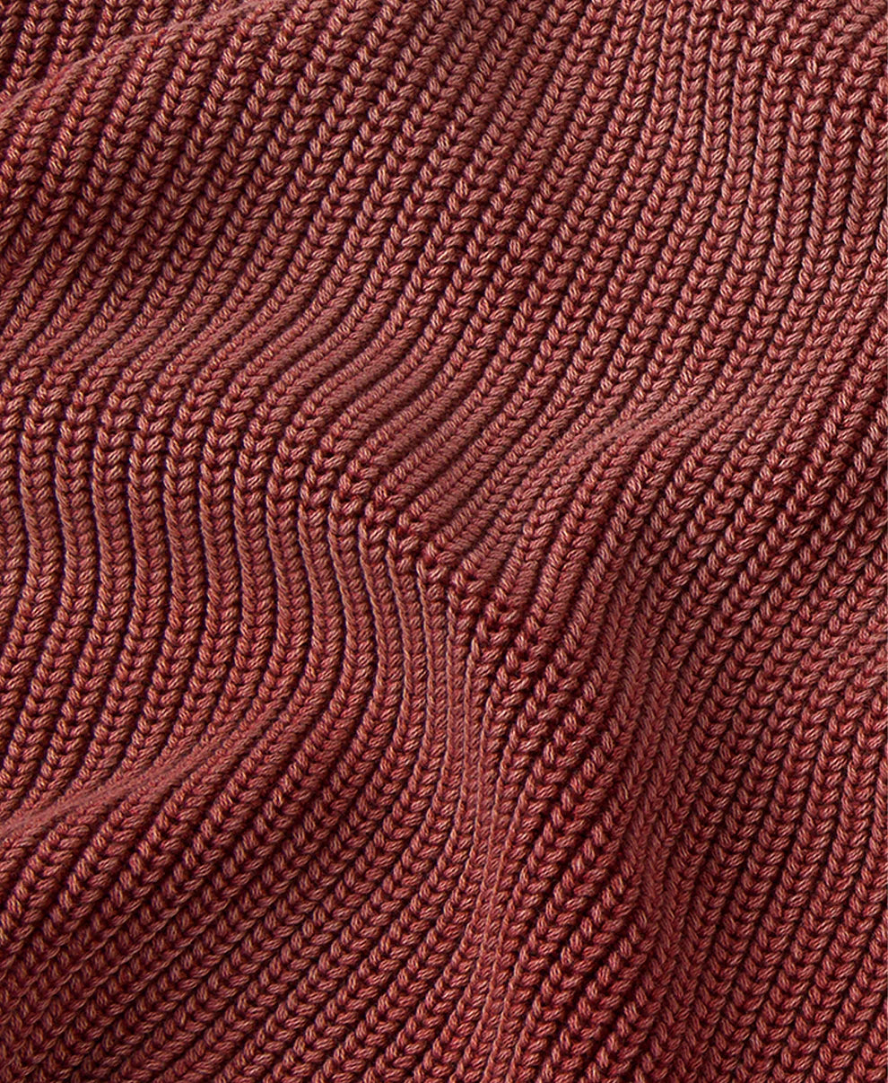 7 Gauge 'Faded Red' Knit