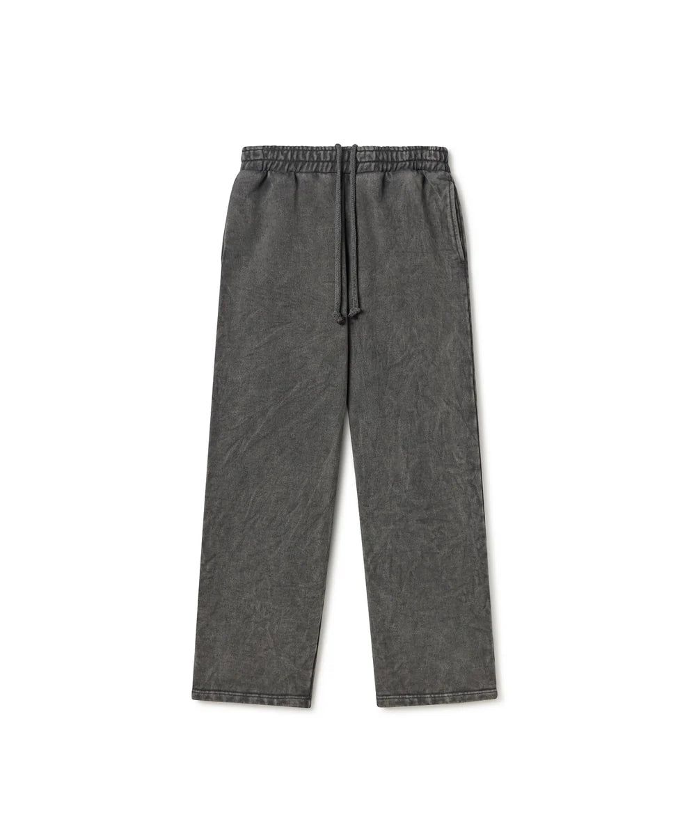 600 GSM 'Vintage Black' Straight-leg Pants